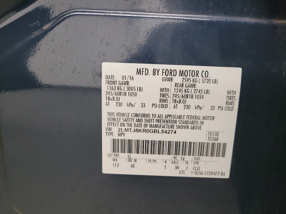 2016 Lincoln MKX in Grand Rapids, MI 49508 - 18131343 33