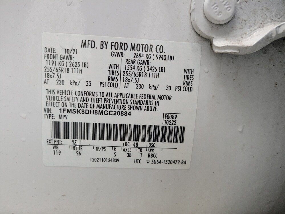 2021 Ford Explorer in Eastpointe, MI 48021 - 18131350 33