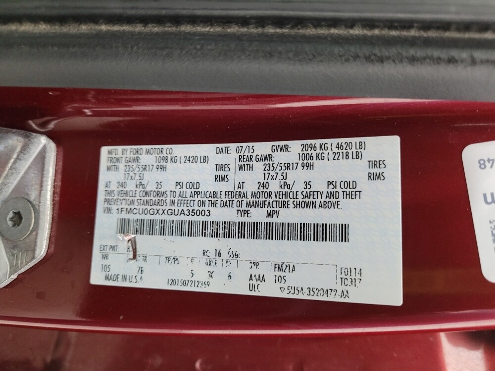 2016 Ford Escape in Eastpointe, MI 48021 - 18131355 33