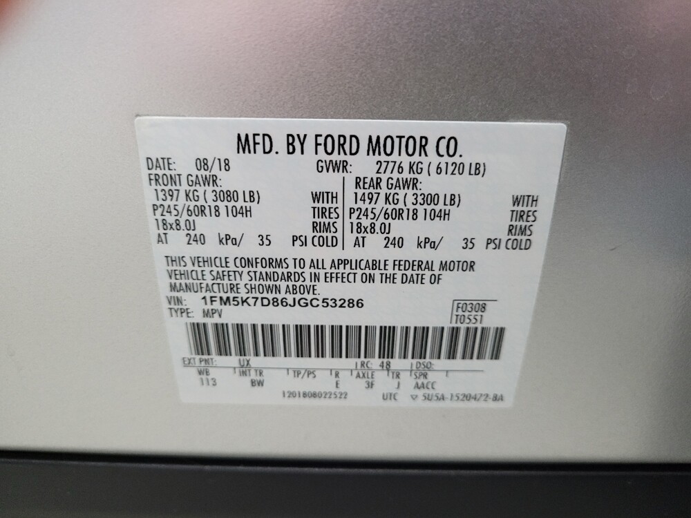 2018 Ford Explorer in Grand Rapids, MI 49508 - 18131358 33