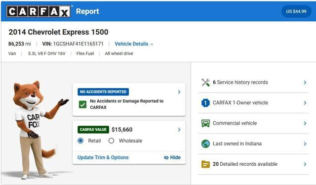 2014 Chevrolet Express 1500 in Blauvelt, NY 10913 - 18131391 5