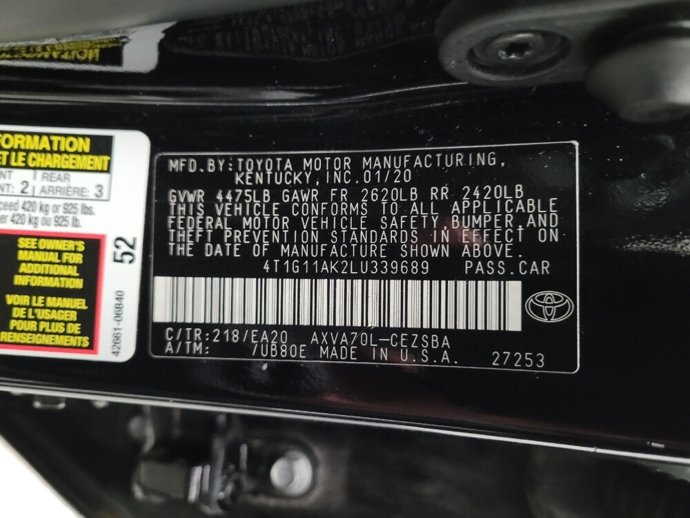 2020 Toyota Camry in Riverside, CA 92504 - 18131444 33