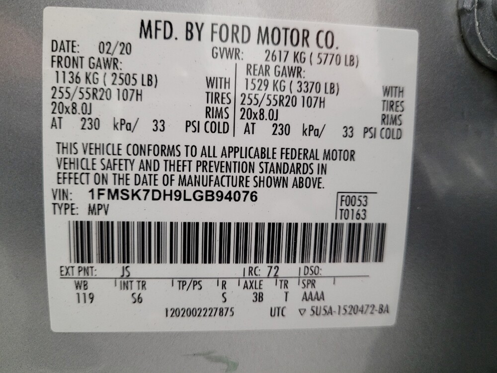 2020 Ford Explorer in Downey, CA 90241 - 18131459 33