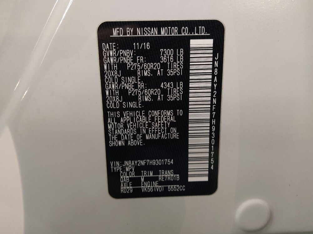 2017 Nissan Armada in El Paso, TX 79907 - 18131497 33