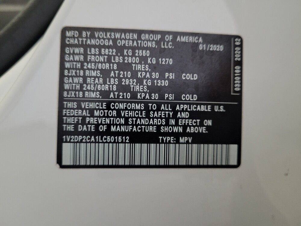 2020 Volkswagen Atlas in Las Vegas, NV 89104 - 18131523 33