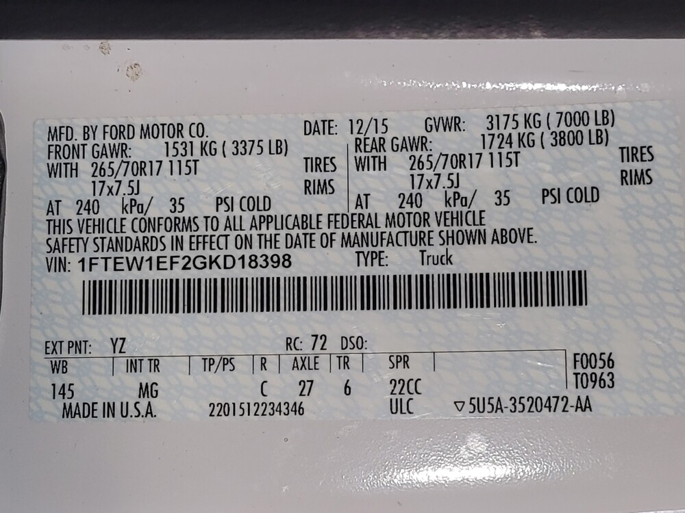 2016 Ford F150 in Orlando, FL 32808 - 18131531 33