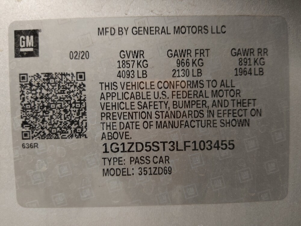 2020 Chevrolet Malibu in Albuquerque, NM 87123 - 18131573 33