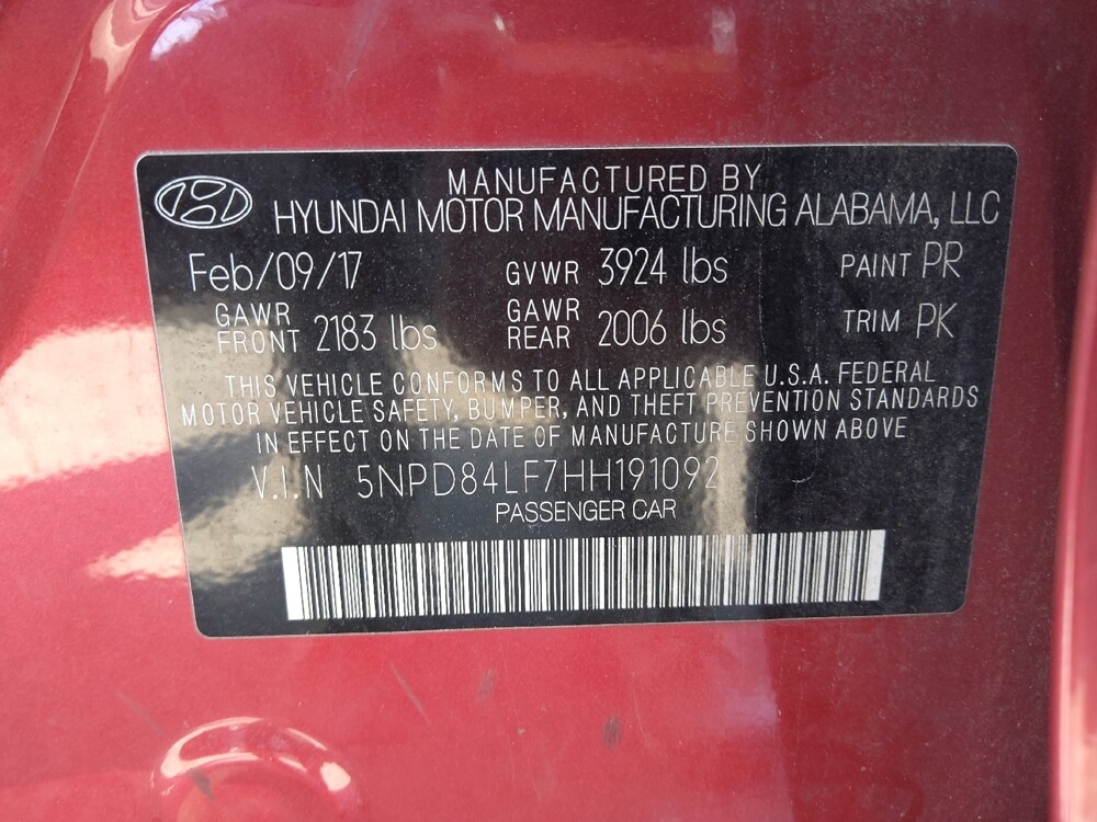 2017 Hyundai Elantra in Huntsville, AL 35816 - 18131580 33