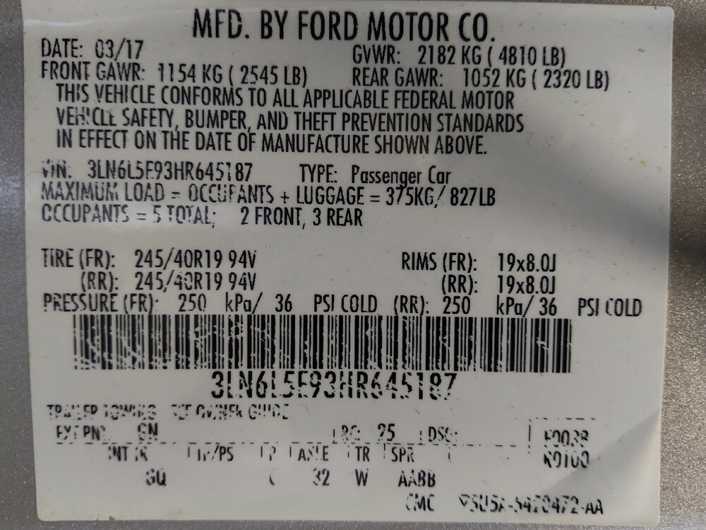 2017 Lincoln MKZ in Houston, TX 77074 - 18131598 33