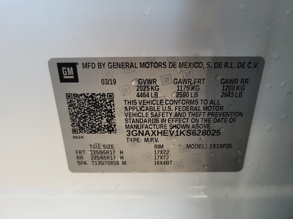 2019 Chevrolet Equinox in Toledo, OH 43617 - 18131599 33