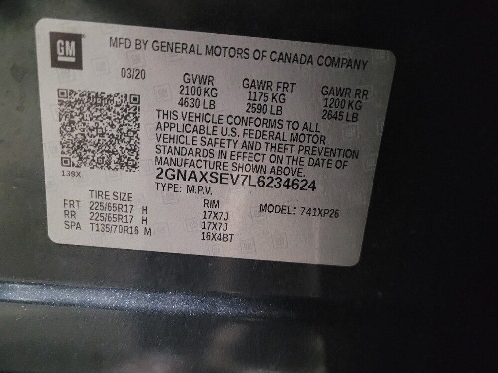 2020 Chevrolet Equinox in Williamstown, NJ 8094 - 18131633 33