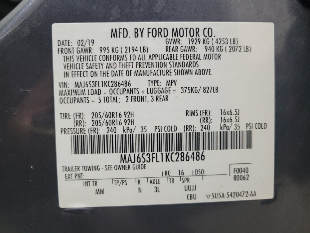 2019 Ford EcoSport in Taylor, MI 48180 - 18131649 33
