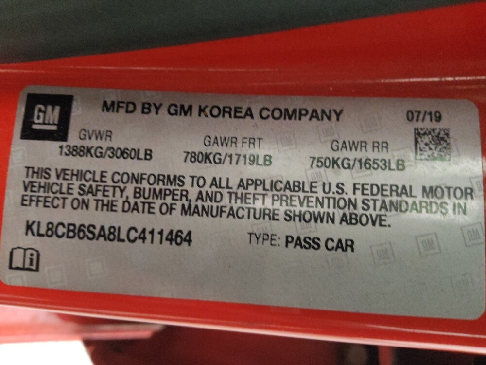 2020 Chevrolet Spark in Glendale, AZ 85301 - 18131664 33