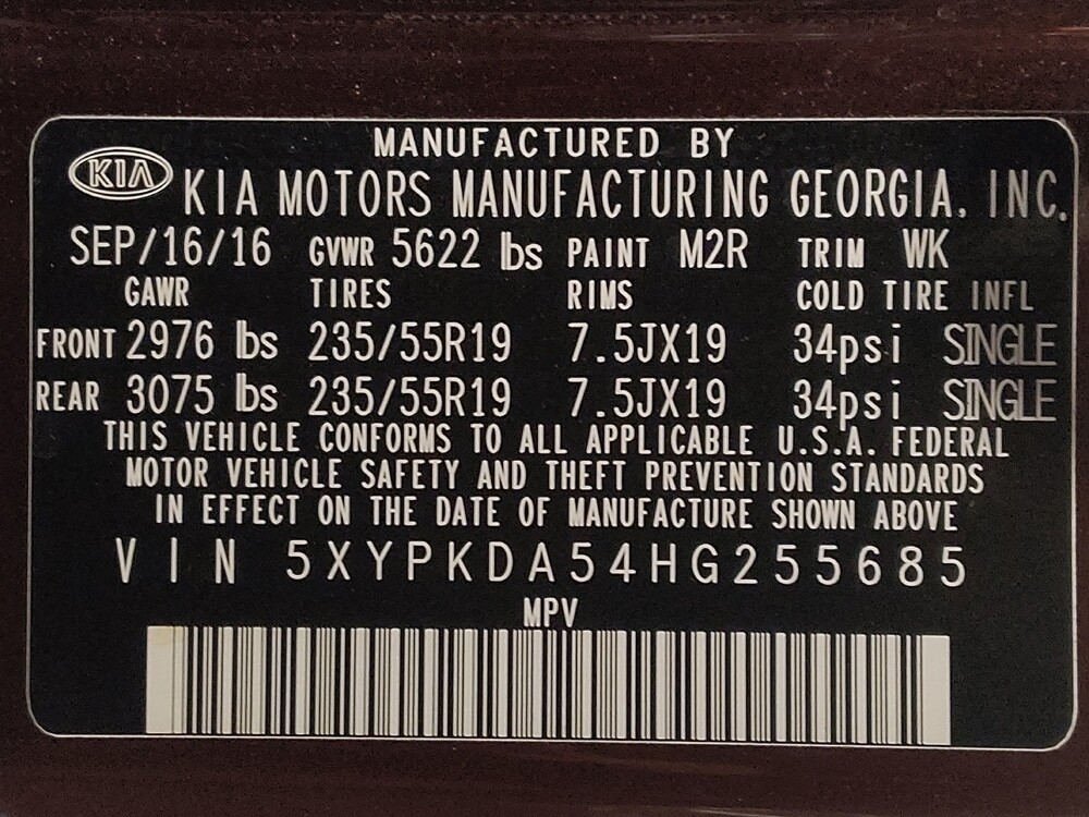 2017 Kia Sorento in Ocala, FL 34471 - 18131677 33