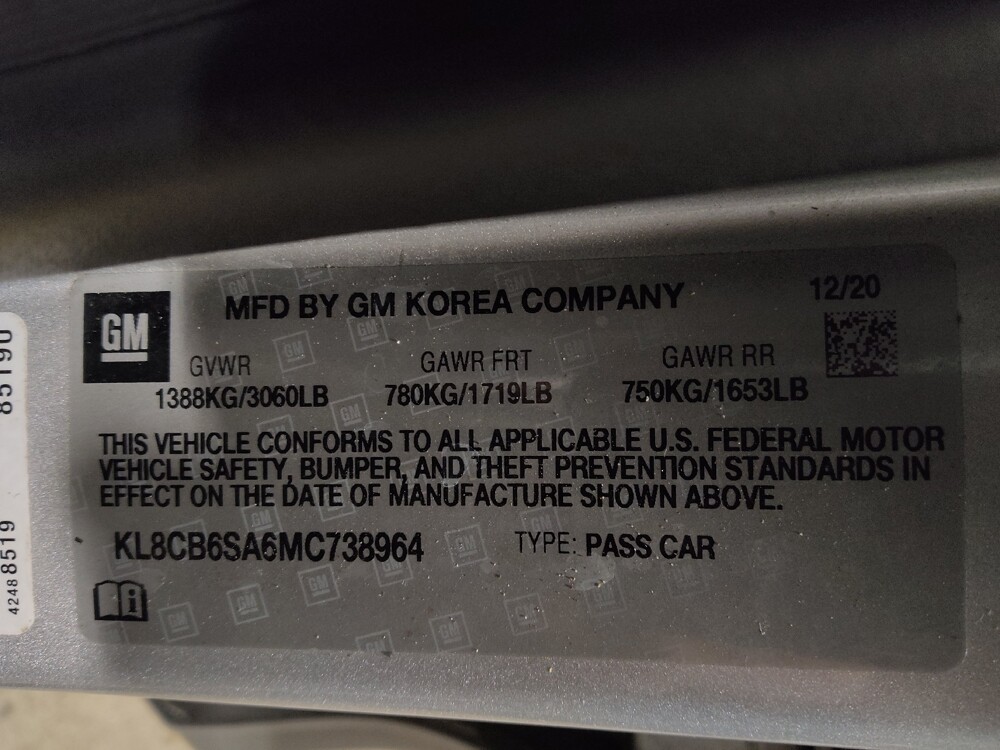 2021 Chevrolet Spark in Sanford, FL 32773 - 18131678 33