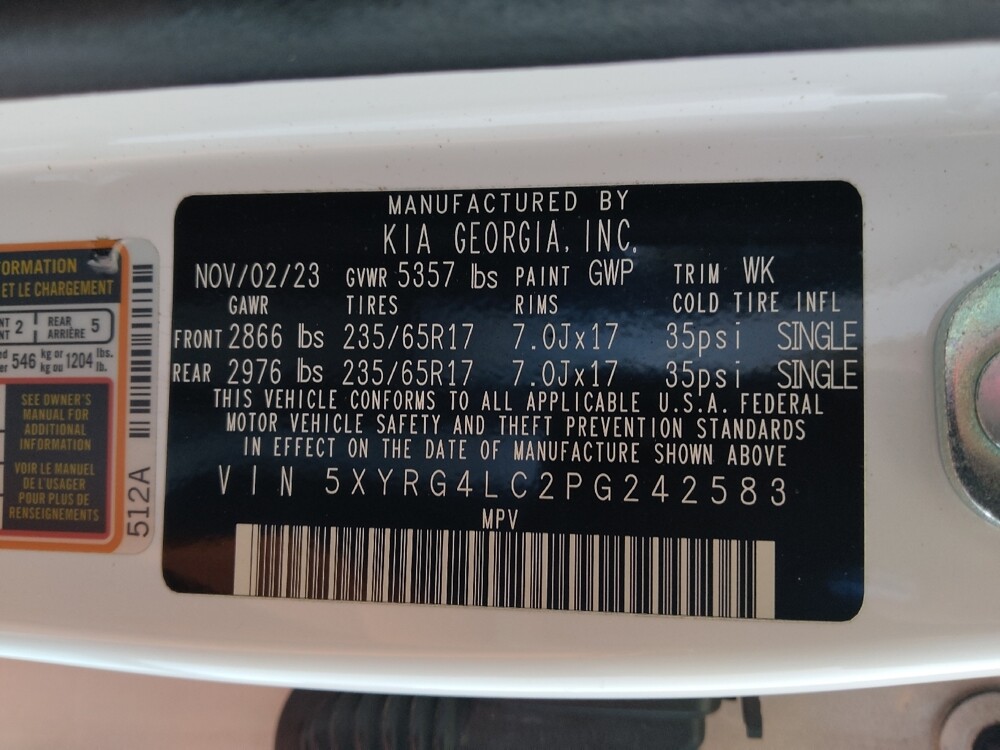 2023 Kia Sorento in Stone Mountain, GA 30083 - 18131698 33