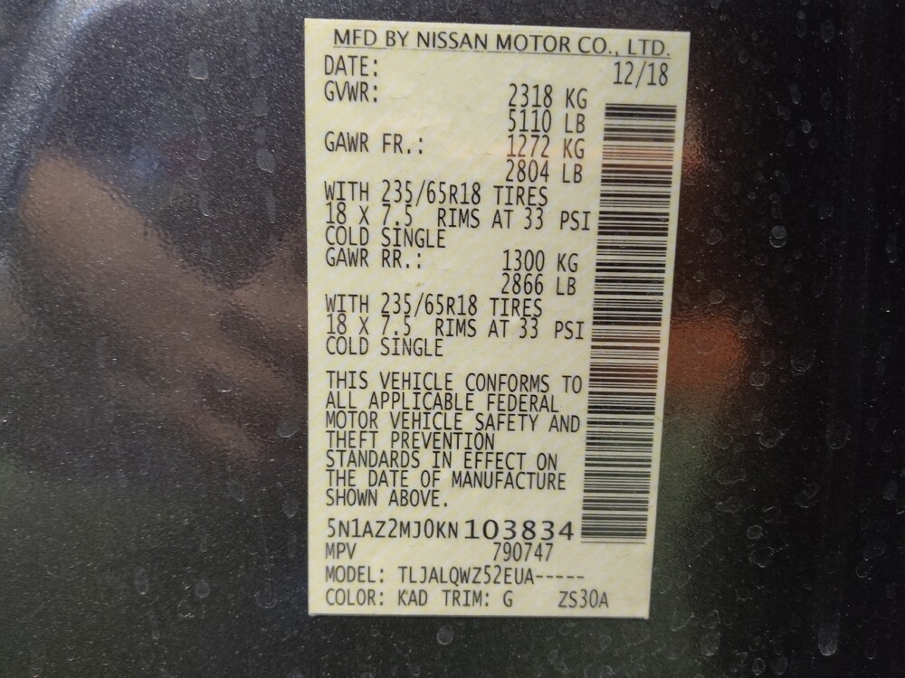 2019 Nissan Murano in Phoenix, AZ 85022 - 18131706 33