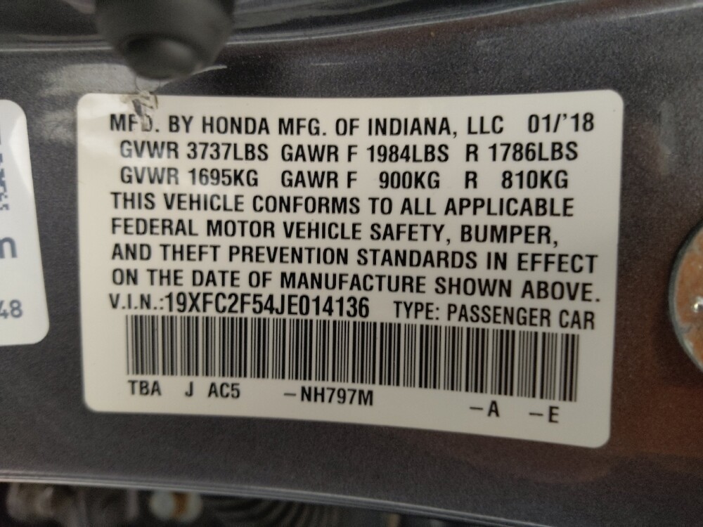 2018 Honda Civic in Springfield, MO 65807 - 18131707 33