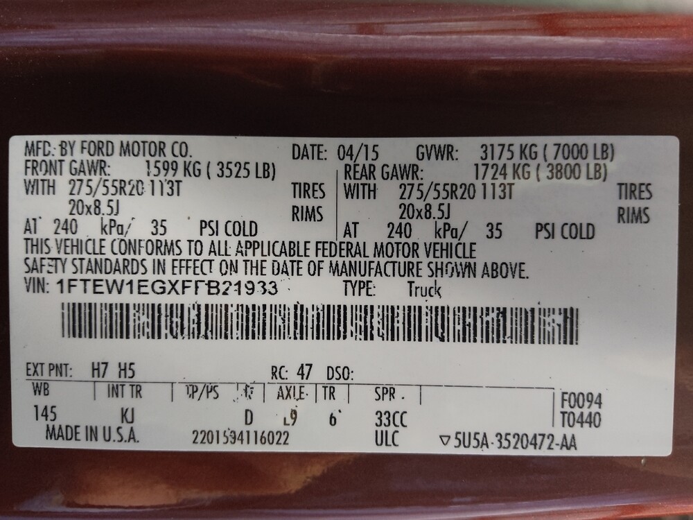 2015 Ford F150 in Temple, TX 76502 - 18131724 33