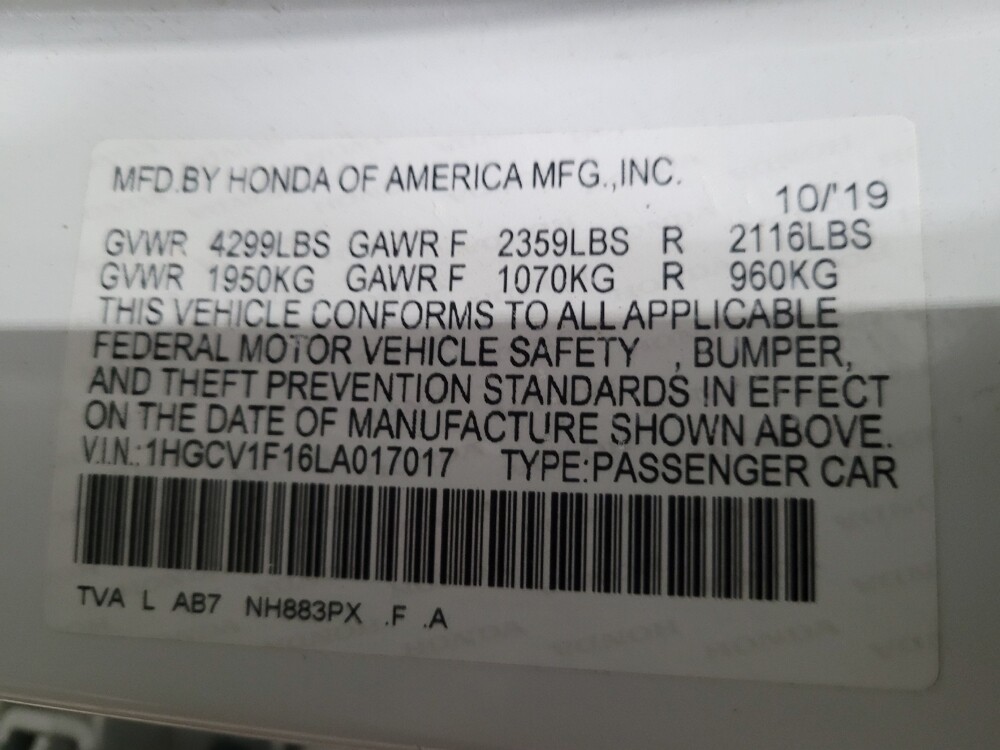 2020 Honda Accord in Plymouth Meeting, PA 19462 - 18131730 33