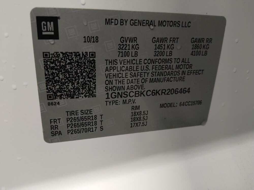 2019 Chevrolet Tahoe in Tampa, FL 33619 - 18131733 33