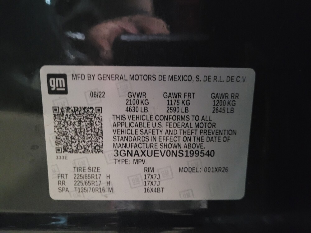 2022 Chevrolet Equinox in Glen Burnie, MD 21061 - 18131736 33