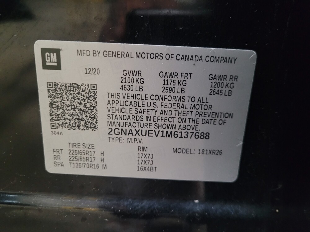 2021 Chevrolet Equinox in Williamstown, NJ 8094 - 18131741 33