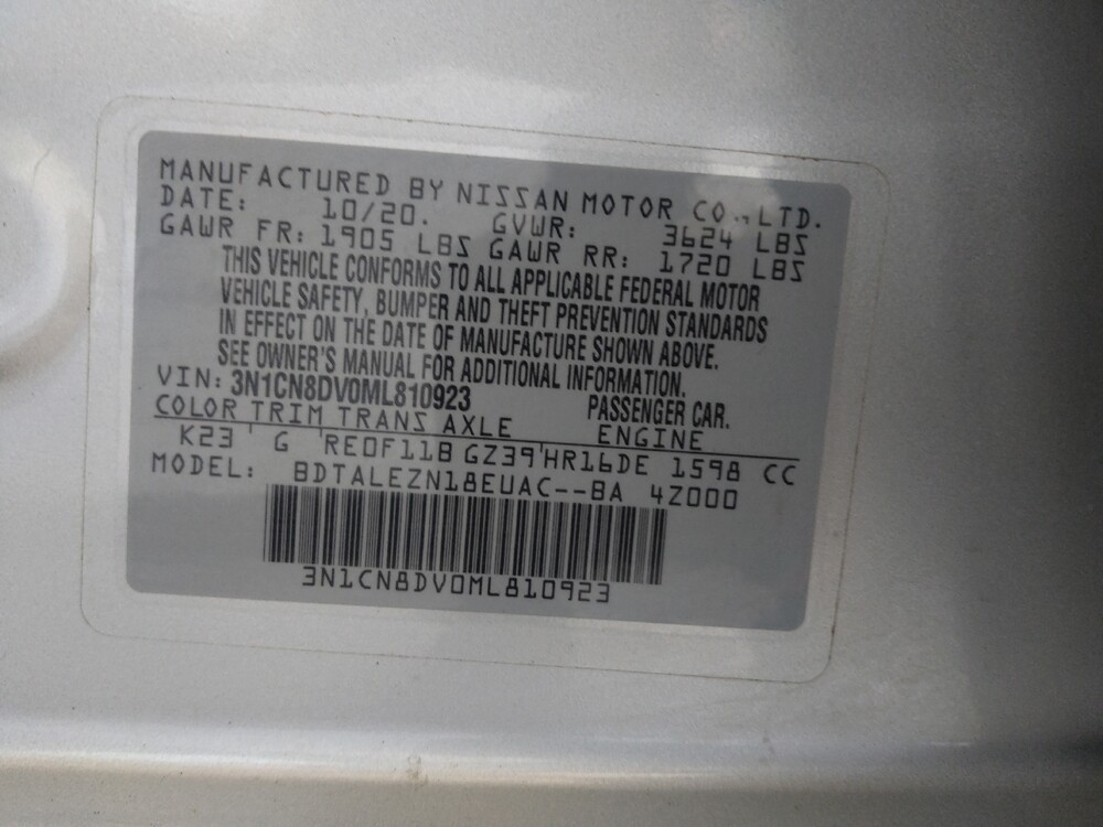 2021 Nissan Versa in Morrow, GA 30260 - 18131775 33