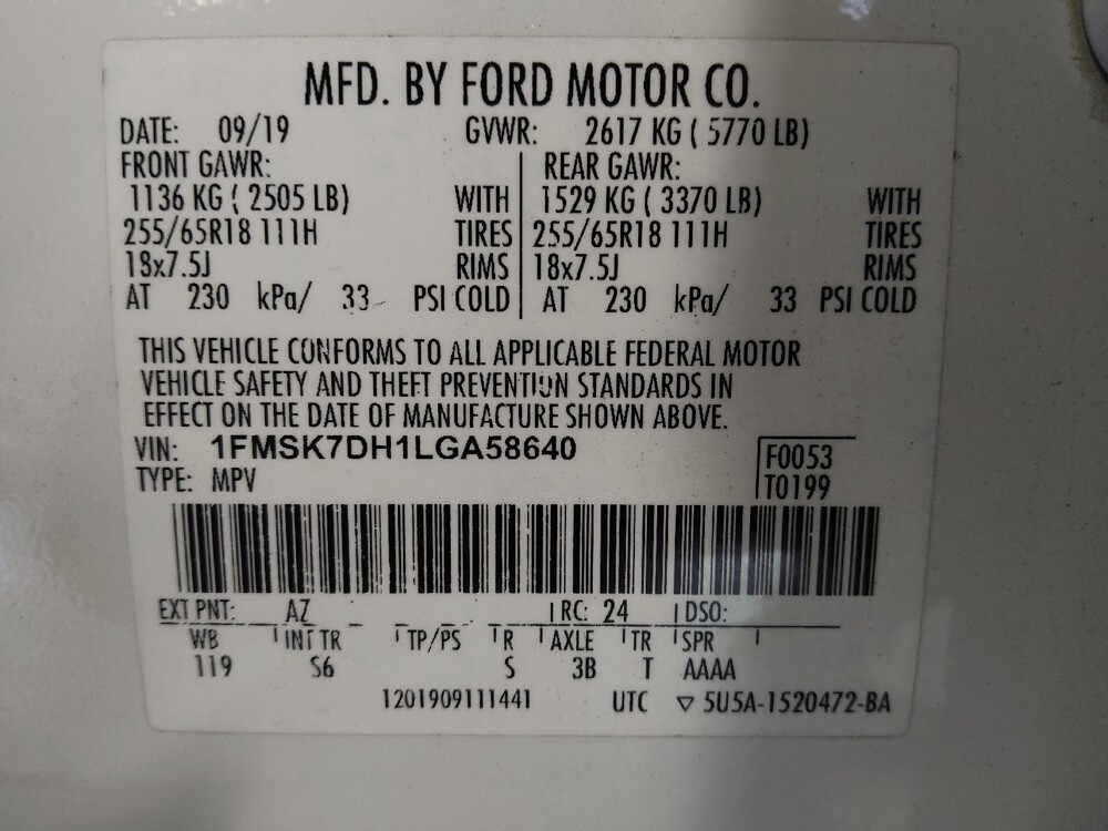 2020 Ford Explorer in Pensacola, FL 32505 - 18131805 33