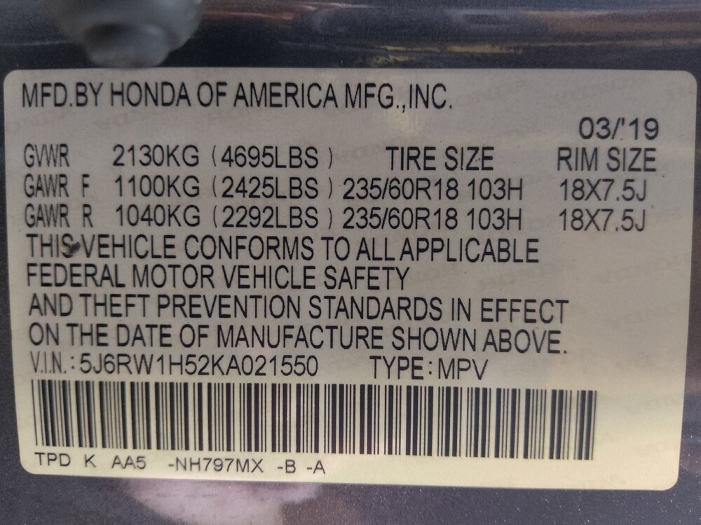 2019 Honda CR-V in Houston, TX 77060 - 18131818 33