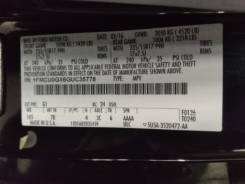 2016 Ford Escape in Pelham, AL 35124 - 18131837 33