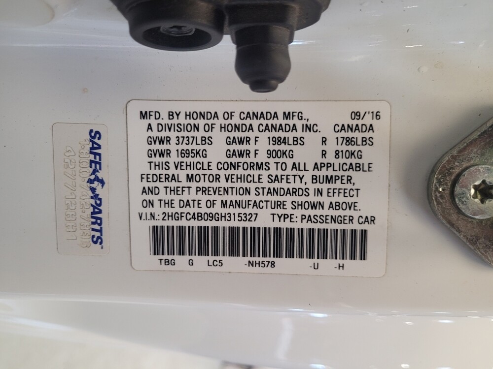 2016 Honda Civic in Torrance, CA 90504 - 18131944 33