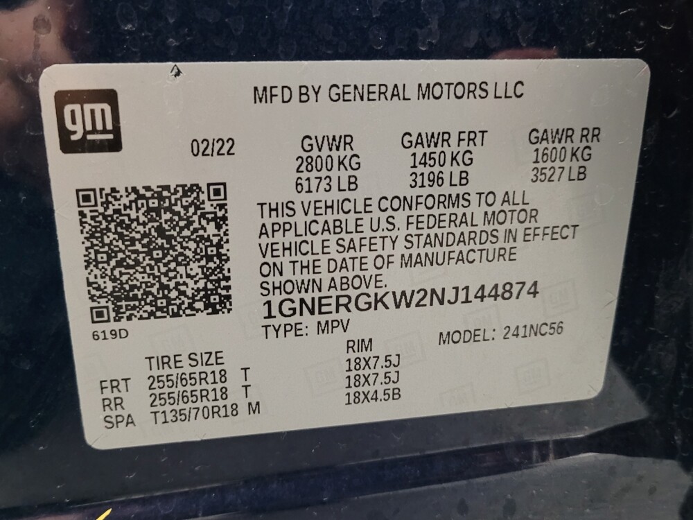 2022 Chevrolet Traverse in Riverside, CA 92504 - 18131949 33