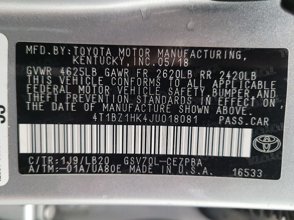 2018 Toyota Camry in Riverside, CA 92504 - 18131963 33
