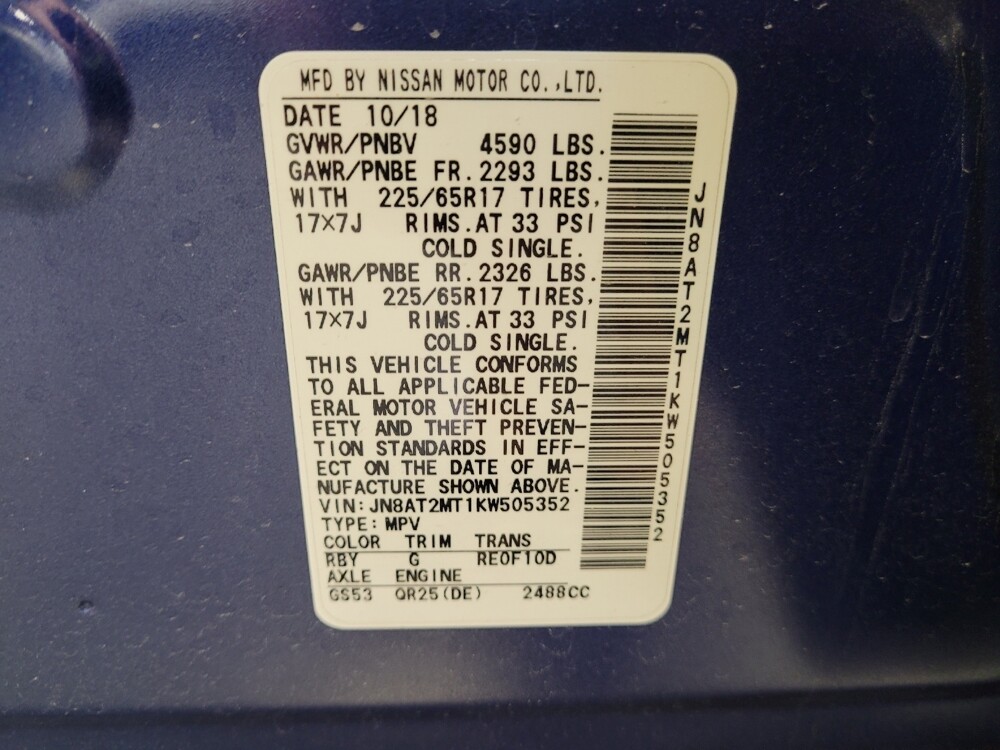 2019 Nissan Rogue in Fresno, CA 93726 - 18131969 33