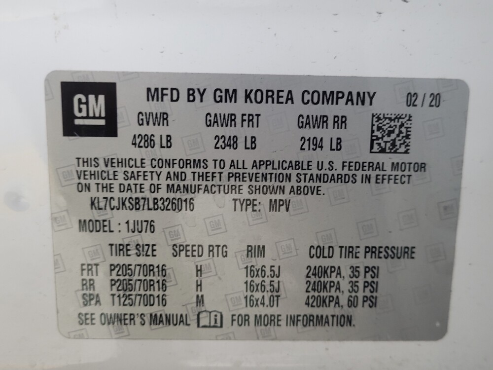 2020 Chevrolet Trax in Knoxville, TN 37923 - 18131979 33