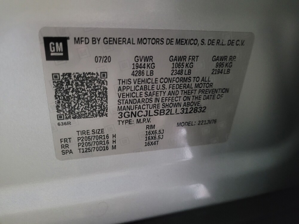 2020 Chevrolet Trax in Marietta, GA 30062 - 18132003 33