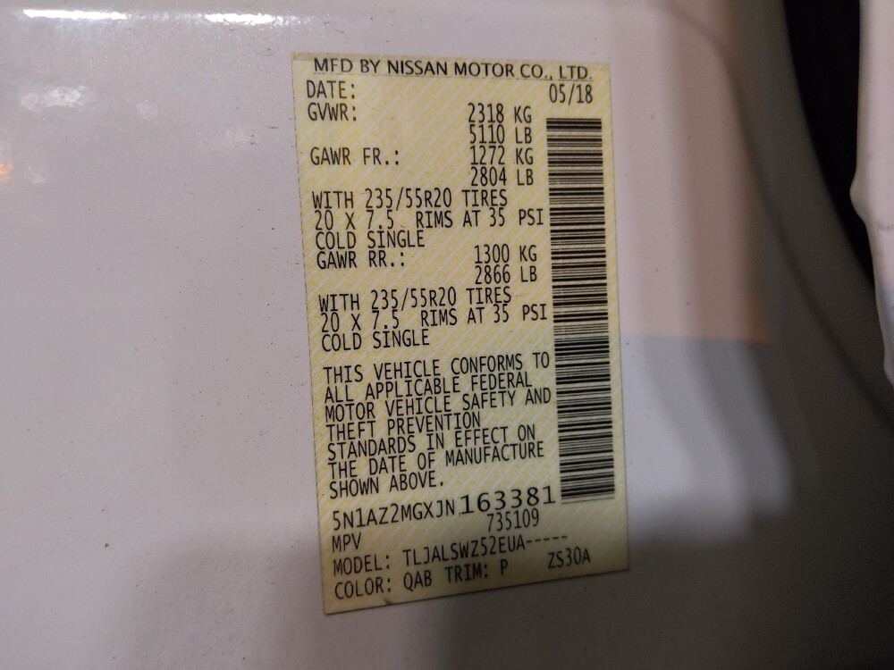 2018 Nissan Murano in Columbus, GA 31909 - 18132006 33