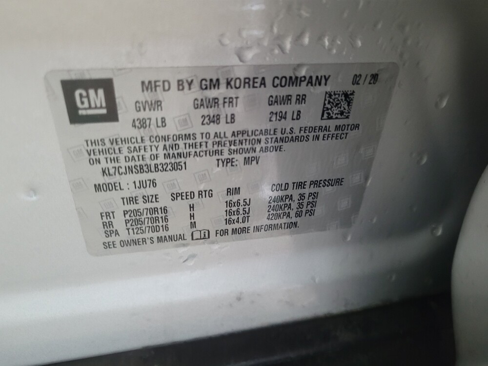 2020 Chevrolet Trax in Union City, GA 30291 - 18132012 33