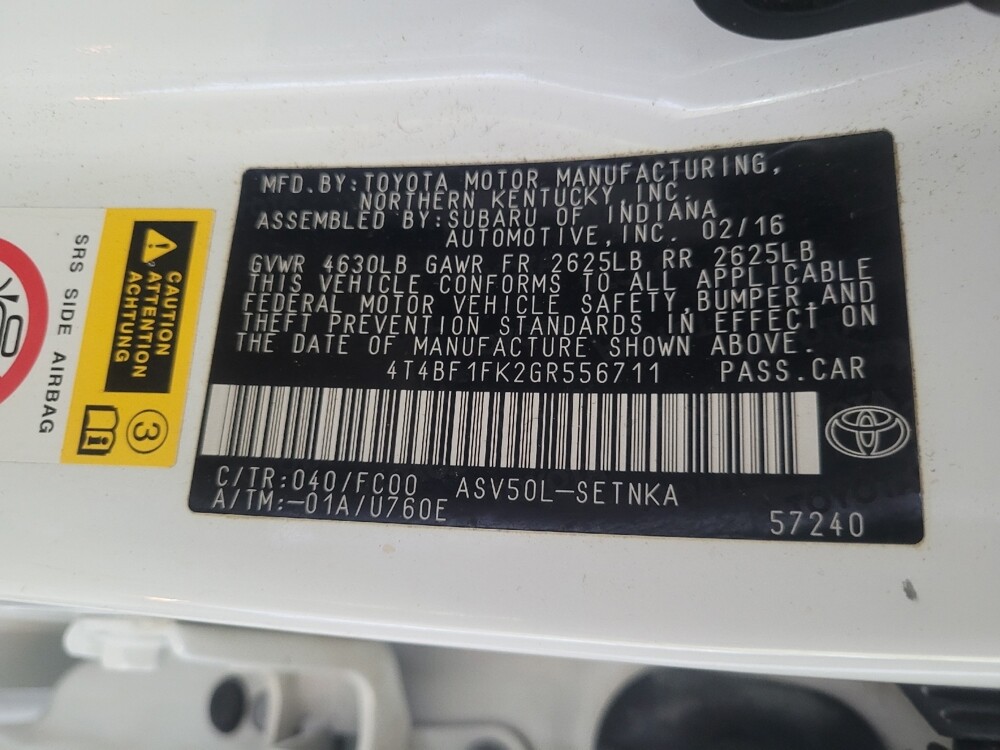 2016 Toyota Camry in Albany, GA 31705 - 18132026 33