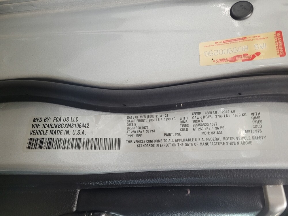 2021 Jeep Grand Cherokee L in Fort Worth, TX 76116 - 18132068 33