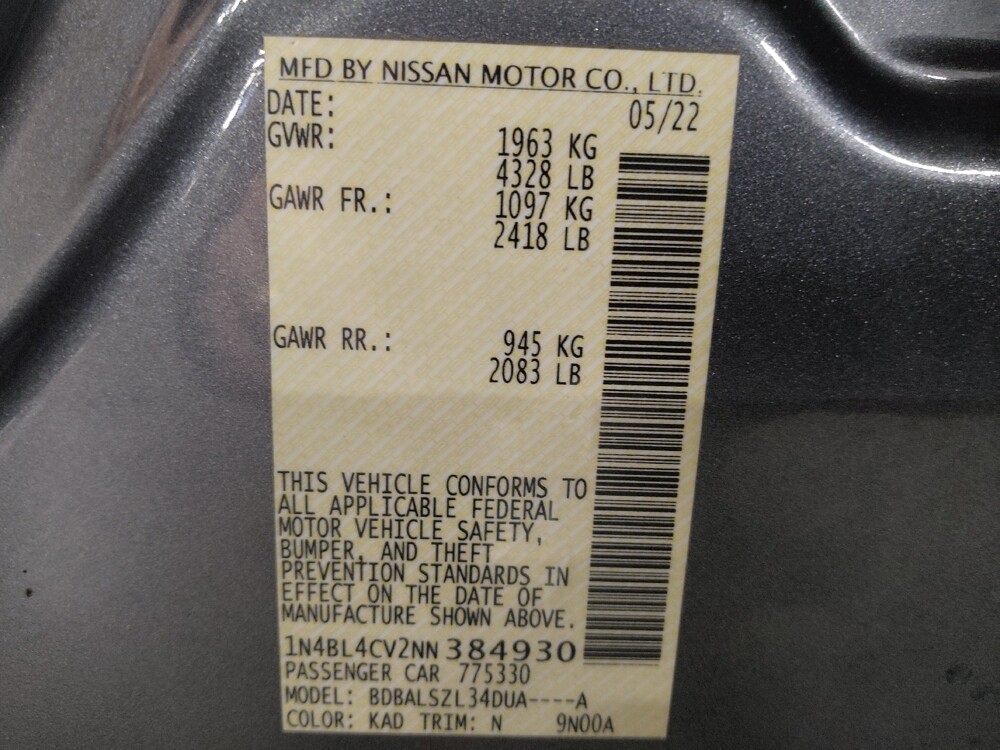 2022 Nissan Altima in Lubbock, TX 79424 - 18132072 33