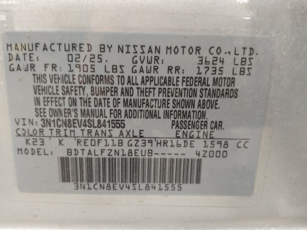2025 Nissan Versa in Arlington, TX 76011 - 18132084 33