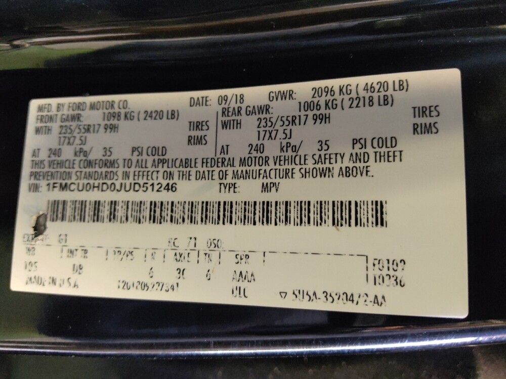 2018 Ford Escape in Mesa, AZ 85210 - 18132104 33