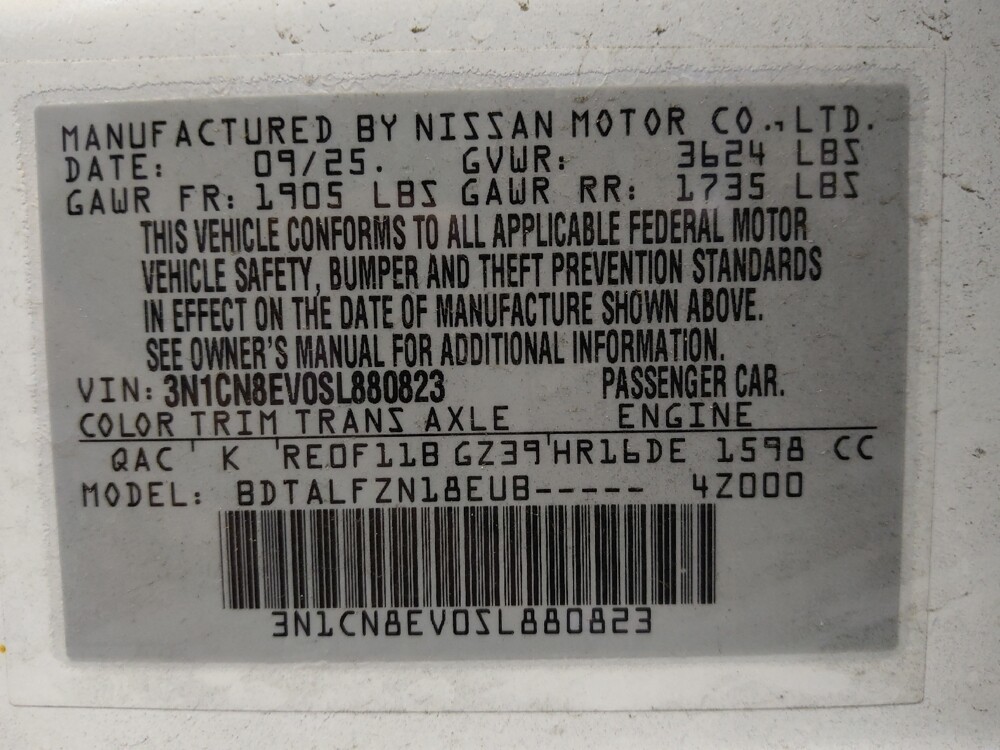 2025 Nissan Versa in Glendale, AZ 85301 - 18132108 33