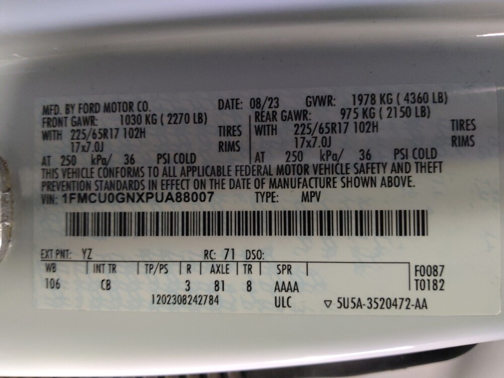 2023 Ford Escape in Tucson, AZ 85705 - 18132109 33