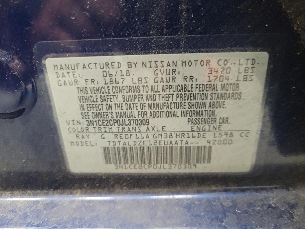 2018 Nissan Versa Note in Las Vegas, NV 89104 - 18132123 33