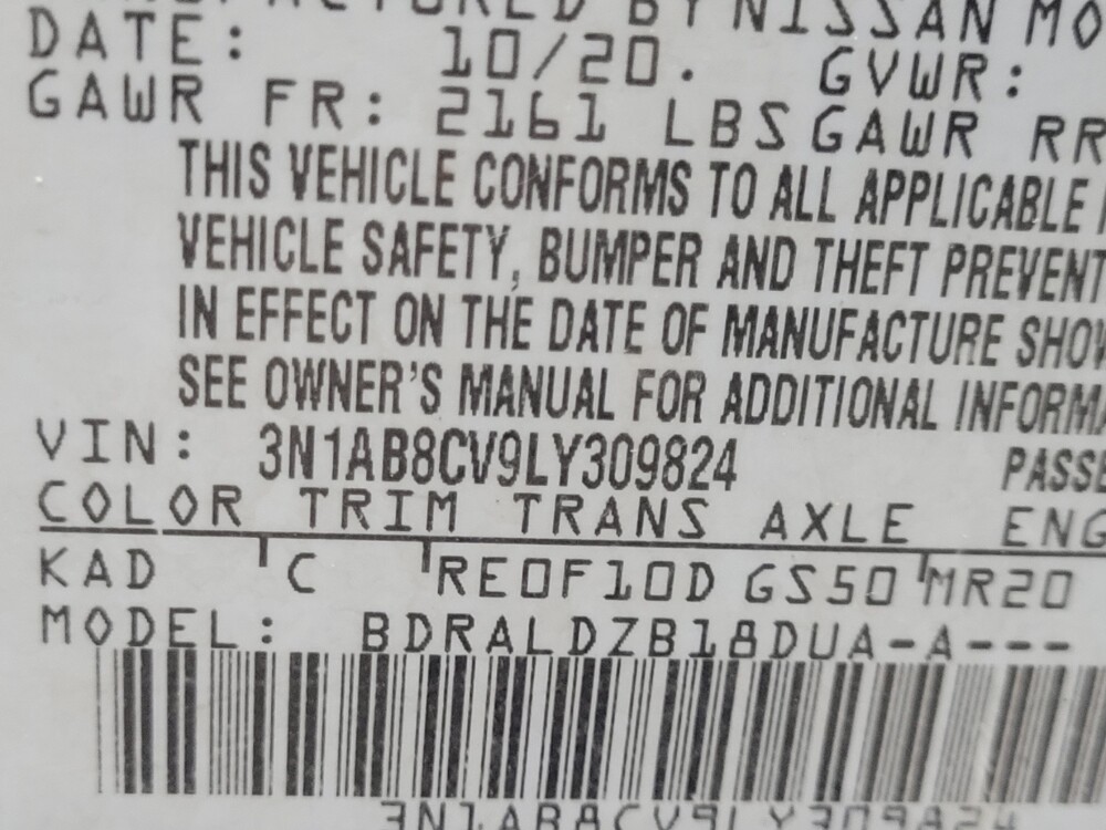 2020 Nissan Sentra in Las Vegas, NV 89102 - 18132130 33