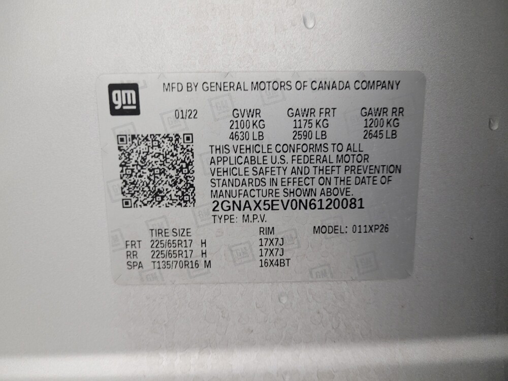 2022 Chevrolet Equinox in Las Vegas, NV 89104 - 18132133 33