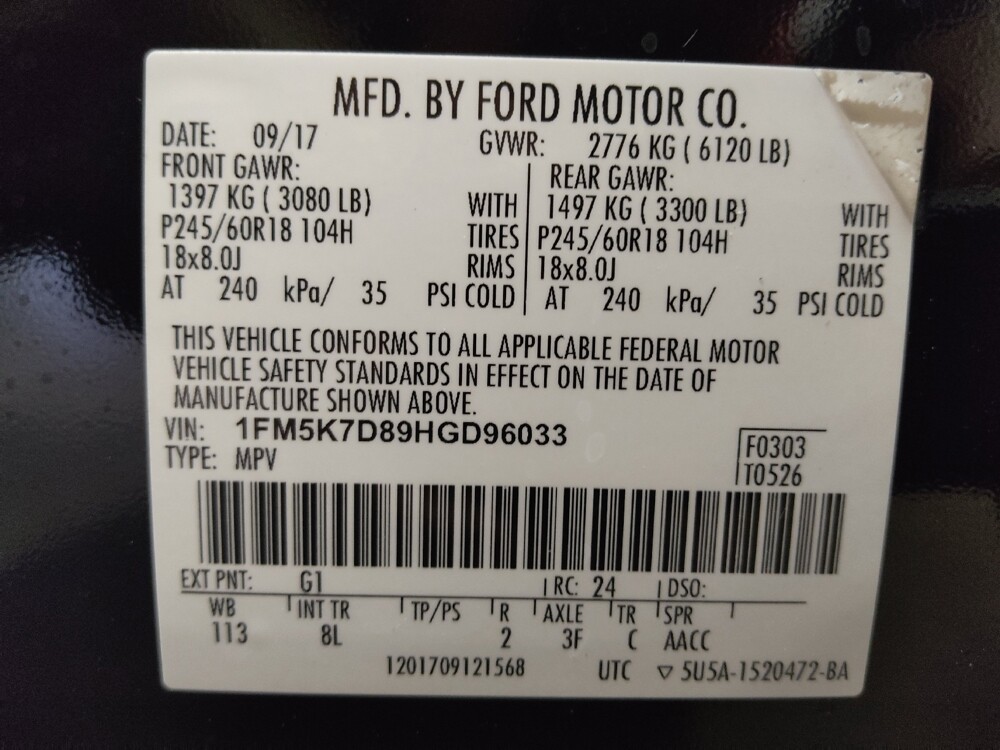 2017 Ford Explorer in Ocala, FL 34471 - 18132143 33